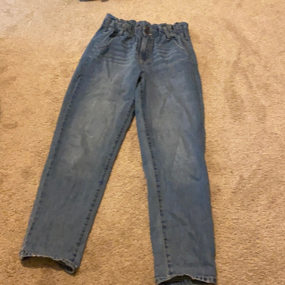 high rise mom jeans